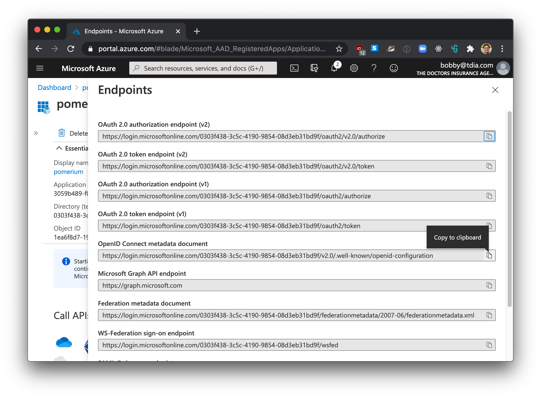 Endpoint details